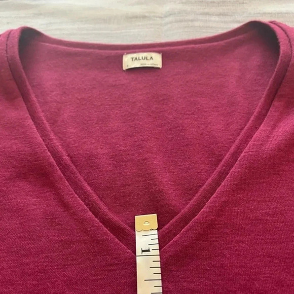 TALULA-ARITZIA V-Neck Womens Raspberry‎ Color Dress - Picture 13 of 13